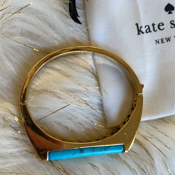 Kate Spade ♠️ Turquoise Bar Bracelet - Picture 2 of 8